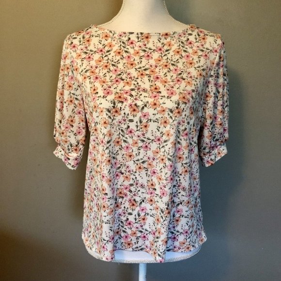 Misia Floral Blouse Womens M Used - Picture 3 of 16